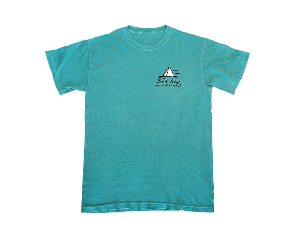 Buck Island Sailboat T-Shirt