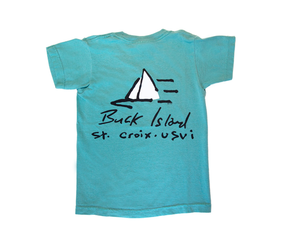 Kids Buck Island Sailboat T-Shirt