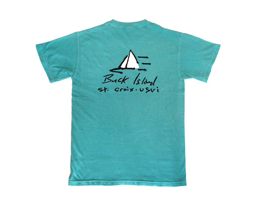 Buck Island Sailboat T-Shirt