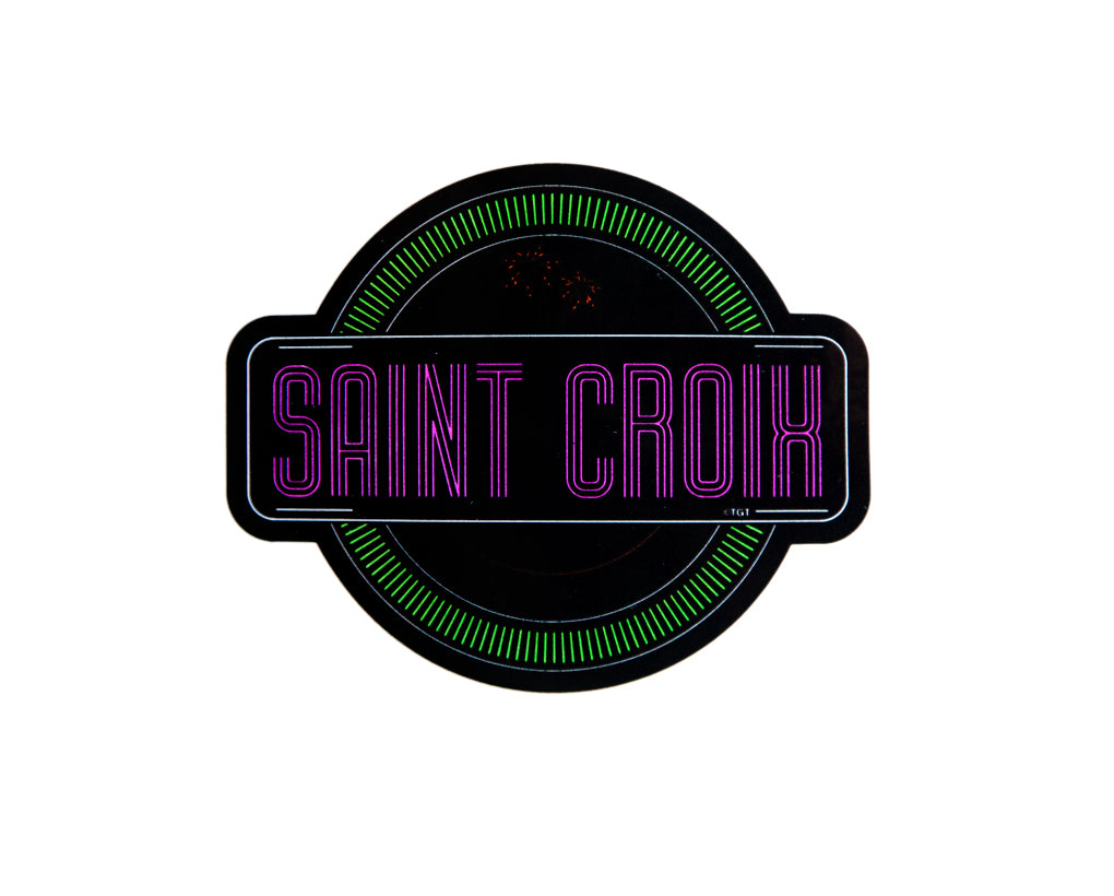 Neon Saint Croix Sticker