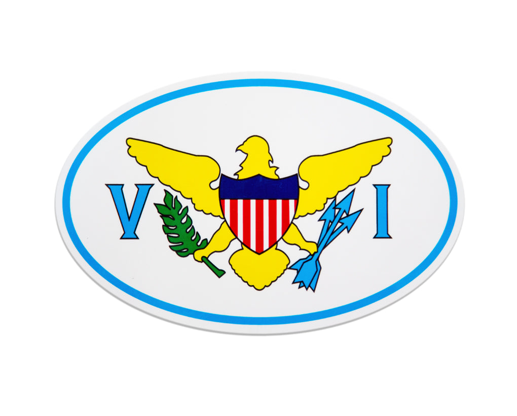 VI Flag Sticker